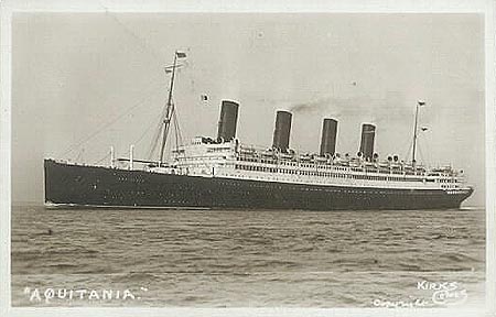 Aquitania of Cunard Line - www.simplonpc.co.uk