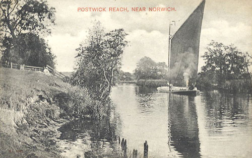 Norfolk Wherry - Photo: ©2012 Ian Boyle - www.simplonpc.co.uk - Simplon Postcards