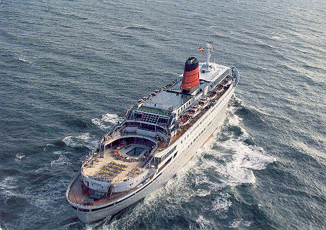 SAGAFJORD - Cunard Line - Norwegian America Line - Simplon Postcards - www.simplonpc.co.uk