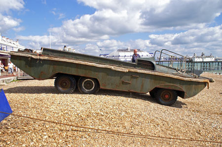 DUKW - WW2 Amphibious Vehicle - Allchorn Pleasure Boats - Eastbourne - Photo: ©2007 Copyright Ian Boyle/Simplon Postcards - www.simplonpc.co.uk