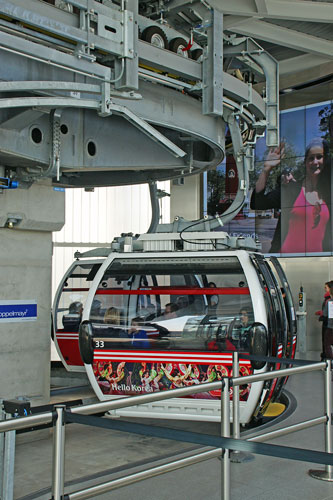 EMIRATES AIR LINE - CABLE CAR - Photo: ©2013 Ian Boyle - www.simplompc.co.uk - Simplon Postcards