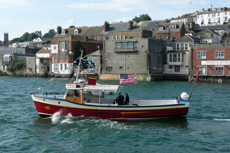 HAVEN  ROSE on the Fal - Photo: © Ian Boyle, 24th July 2008 - www.simplonpc.co.uk