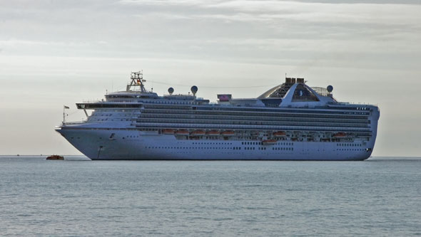 GRAND PRINCESS at Cannes - Photo: © Ian Boyle, 29th October 2011 -  www.simplonpc.co.uk