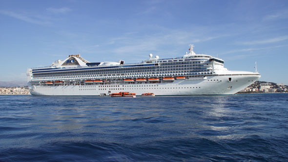 GRAND PRINCESS at Cannes - Photo: © Ian Boyle, 29th October 2011 -  www.simplonpc.co.uk