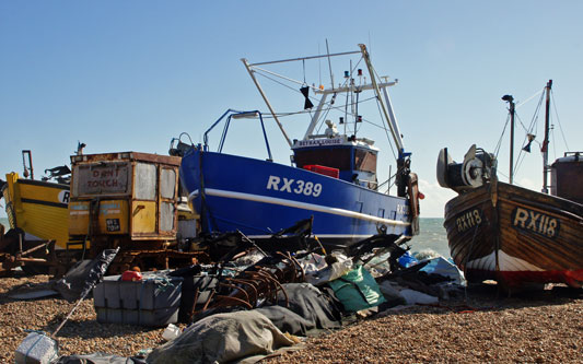 Hastings Fishing Fleet - www.simplonpc.co.uk