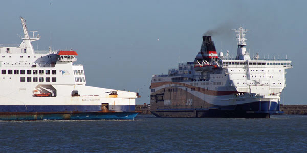 NORMAN SPIRIT on DFDS charter for Dover-Dunkerque services - Photo: � Ian Boyle, 12th December 2011 - www.simplonpc.co.uk 