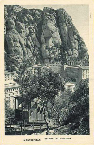 Monserrat - Funicular de Sant Joan - www.simplompc.co.uk - Simplon Postcards