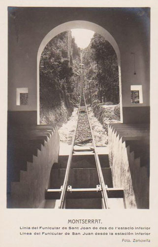 Monserrat - Funicular de Sant Joan - www.simplompc.co.uk - Simplon Postcards