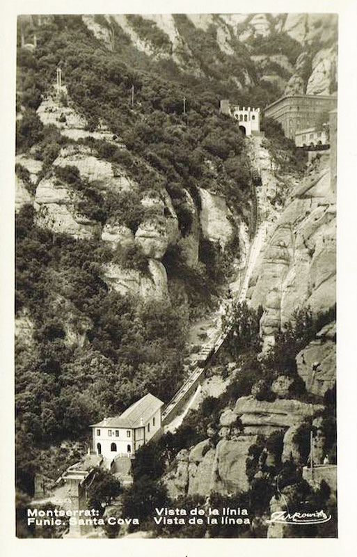 Monserrat - Funicular de Santa Cova - www.simplompc.co.uk - Simplon Postcards
