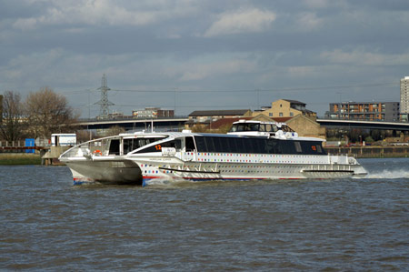 HURRICANE CLIPPER of Thames Clippers - Photo: � Ian Boyle, 2nd March 2009