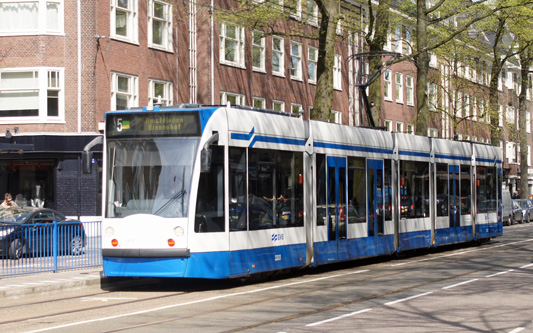 GVB Amsterdam Trams - Combino - www.simplonpc.co.uk