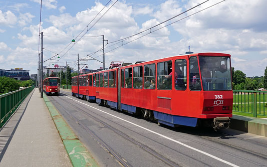 Belgrade KT4 Trams - www.simplonpc.co.uk - Photo: ©Ian Boyle 17th May 2016