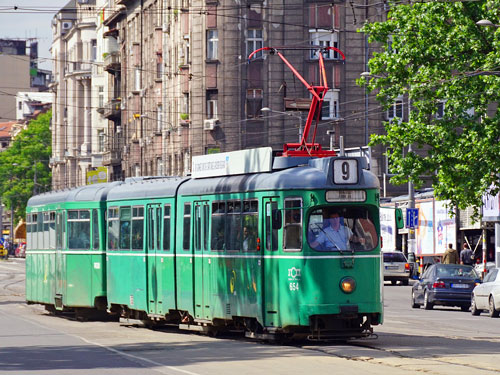 Belgrade ex-Basel Trams - www.simplonpc.co.uk 