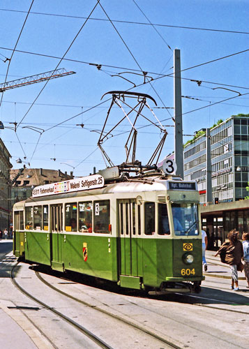 Bern Swiss Standard Tram - www.simplonpc.co.uk - Photo: ©1985 Ian Boyle