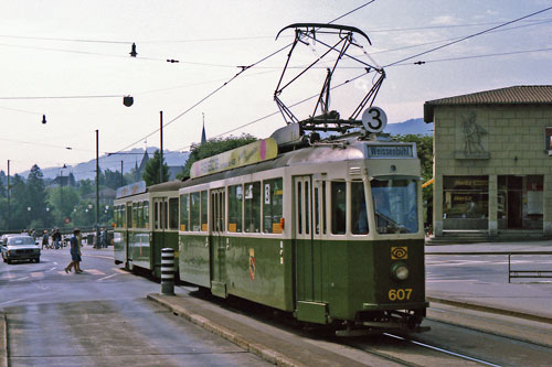 Bern Swiss Standard Tram - www.simplonpc.co.uk - Photo: ©1985 Ian Boyle