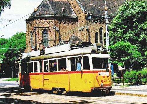 BUDAPEST TRAMS - www.simplompc.co.uk - Simplon Postcards
