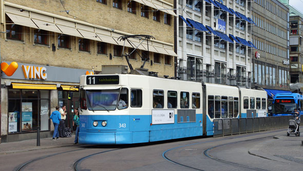 Gothenburg M31 Trams - Photo: ©2013 Ian Boyle - www.simplompc.co.uk - Simplon Postcards