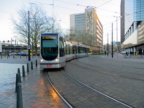 Rotterdam RET Citadis Trams - Photo: ©2014 Ian Boyle - www.simplompc.co.uk - Simplon Postcards