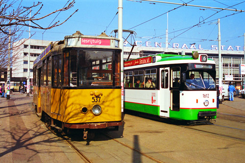 Rotterdam RET ZGT Trams - Photo: ©1997 Ian Boyle - www.simplompc.co.uk - Simplon Postcards