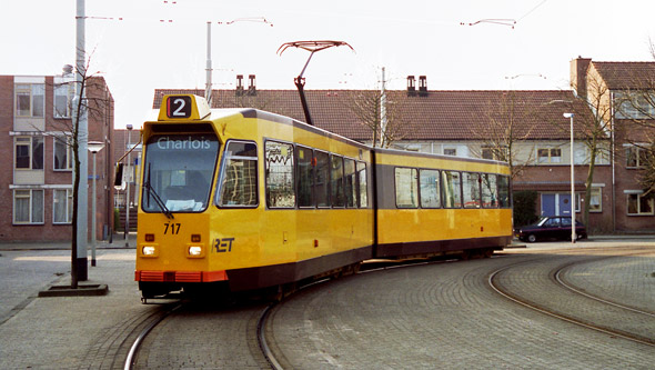 Rotterdam RET ZGT Trams - Photo: ©1997 Ian Boyle - www.simplompc.co.uk - Simplon Postcards
