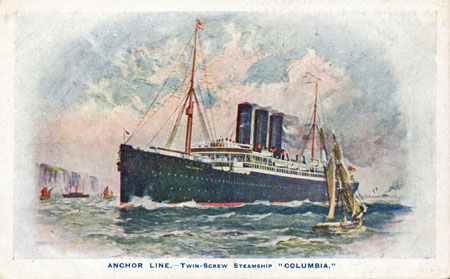 COLUMBIA (1902) - Anchor Line - www.simplonpc.co.uk