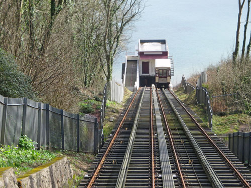 Babbacombe Cliff Railway - Photo: ©Ian Boyle 1st March 2015