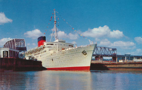 Cunard CARONIA of 1948 - www.simplonpc.co.uk