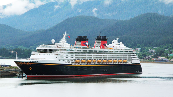 DISNEY WONDER at Juneau - Photo: © Ian Boyle, 12th June 2010 - www.simplonpc.co.uk