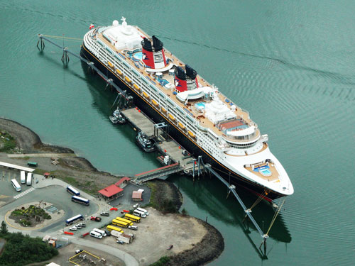 DISNEY WONDER at Juneau - Photo: © Ian Boyle, 12th June 2010 - www.simplonpc.co.uk