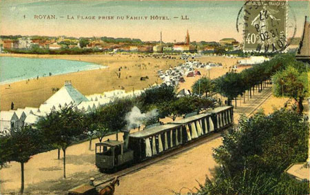Decauville train at Royan - www.simplonpc.co.uk