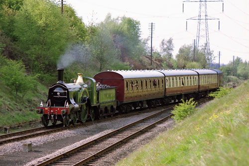GNR Stirling Single No.1 - Photo: ©1982 Ian Boyle - www.simplonpc.co.uk