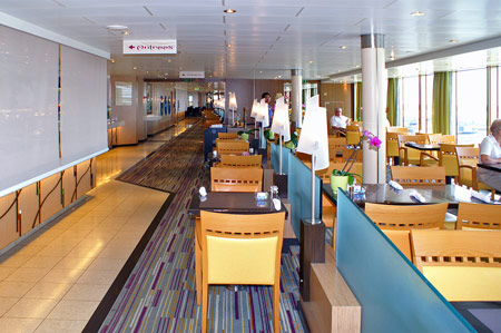 Eurodam - Lido restaurant on the Lido Deck (Deck 9)