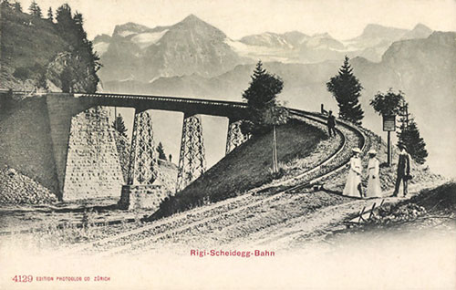 Rigi-Scheiddegg Bahn - www.simplonpc.co.uk - Simplon Postcards