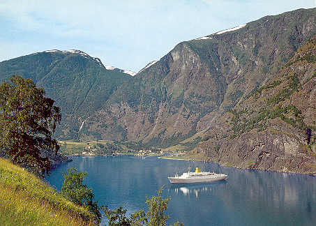 SAGAFJORD - Norwegian America Line - Simplon Postcards - www.simplonpc.co.uk