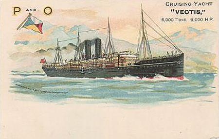 VECTIS - P&O 1881 - Simplon Postcards - simplonpc.co.uk