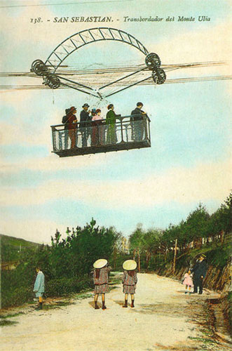 San Sebastian / Donostia - Monte Ulia cableway - www.simplompc.co.uk - Simplon Postcards