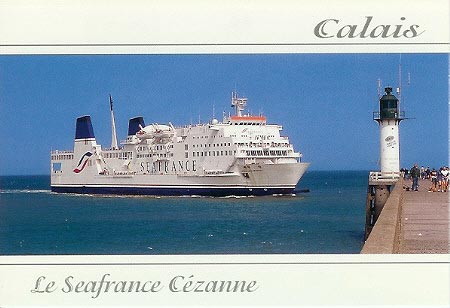 Channel Seaway - Fiesta - SeaFrance Cèzanne Ferry Postcards