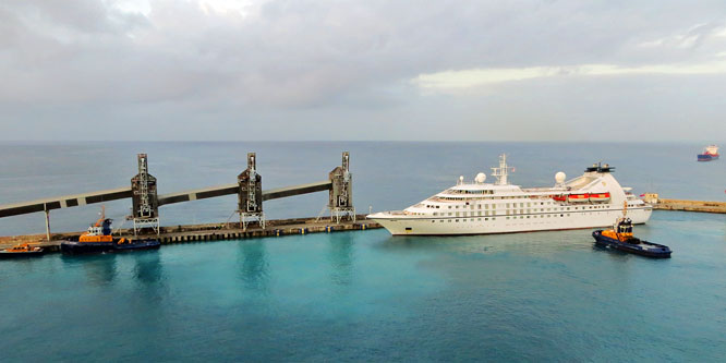 Azura Cruise - SEABOURN SOJOURN at Barbados - Photo: © Ian Boyle, 23rd March 2014 - www.simplonpc.co.uk