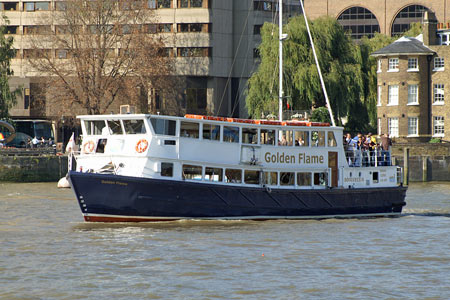 Golden Flame- Capital Pleasure Boats -  Photo: © Ian Boyle - www.simplonpc.co.uk