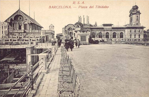 Barcelona - Tibidabo Funicular - www.simplompc.co.uk - Simplon Postcards