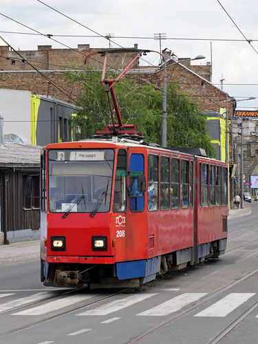 Belgrade KT4 Tram - www.spimplonpc.co.uk - Photo: ©Ian Boyle 17th May 2016