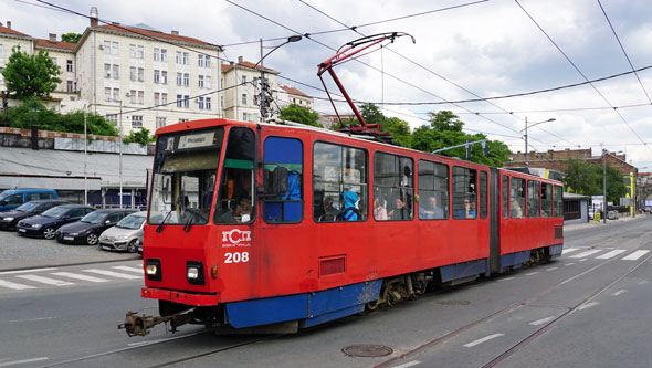 Belgrade KT4 Tram - www.spimplonpc.co.uk - Photo: ©Ian Boyle 17th May 2016