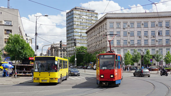 Belgrade KT4 Tram - www.spimplonpc.co.uk - Photo: ©Ian Boyle 17th May 2016