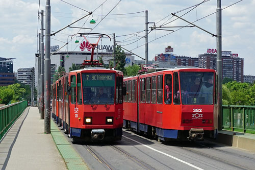 Belgrade KT4 Tram - www.spimplonpc.co.uk - Photo: ©Ian Boyle 17th May 2016