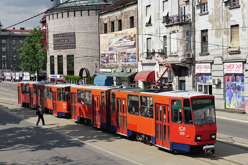 Belgrade KT4 Tram - www.spimplonpc.co.uk - Photo: ©Ian Boyle 17th May 2016