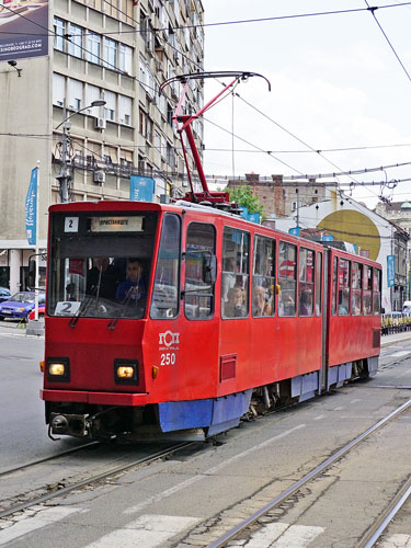 Belgrade KT4 Tram - www.spimplonpc.co.uk - Photo: ©Ian Boyle 17th May 2016