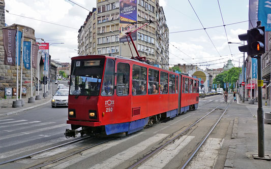 Belgrade KT4 Tram - www.spimplonpc.co.uk - Photo: ©Ian Boyle 17th May 2016