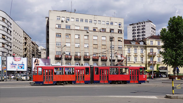 Belgrade KT4 Tram - www.spimplonpc.co.uk - Photo: ©Ian Boyle 17th May 2016