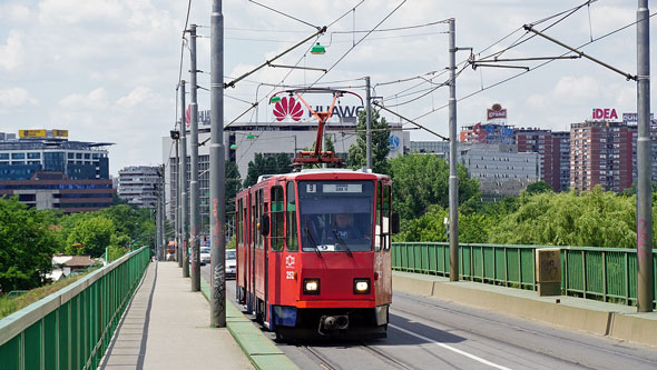 Belgrade KT4 Tram - www.spimplonpc.co.uk - Photo: ©Ian Boyle 17th May 2016