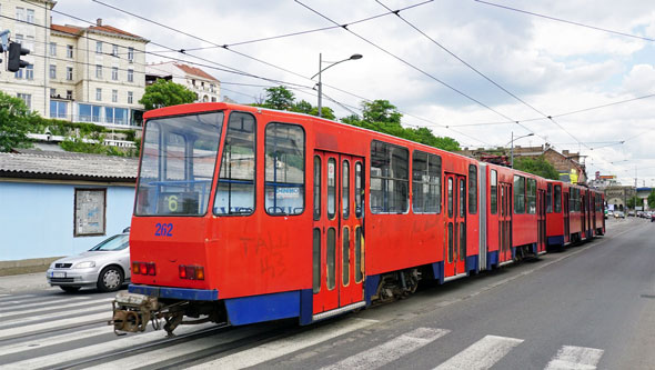 Belgrade KT4 Tram - www.spimplonpc.co.uk - Photo: ©Ian Boyle 17th May 2016